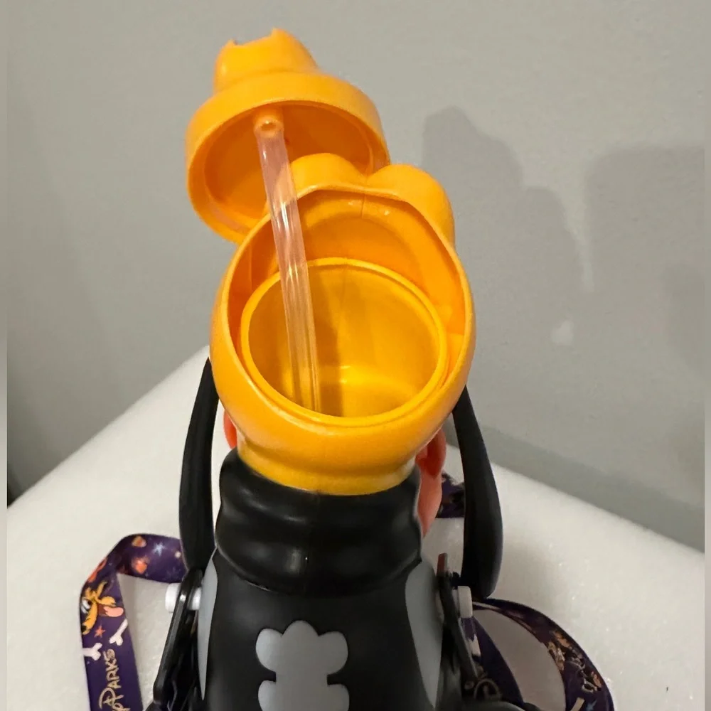 BN Disney Pluto Halloween Candy Bucket - Orange, Black, Yellow